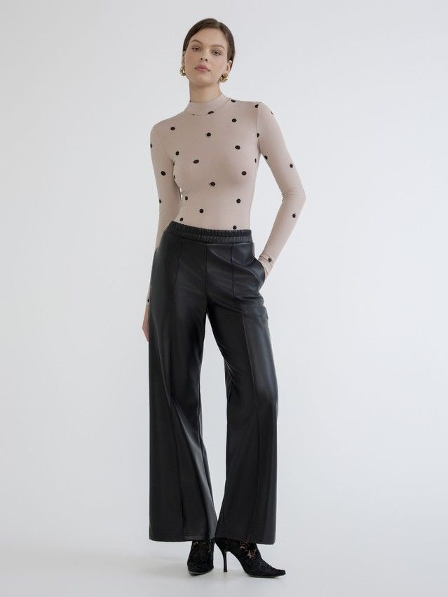 Women's bodysuit CONTE ELEGANT LBD 2900, s.170-84-90, beige-dots - 2
