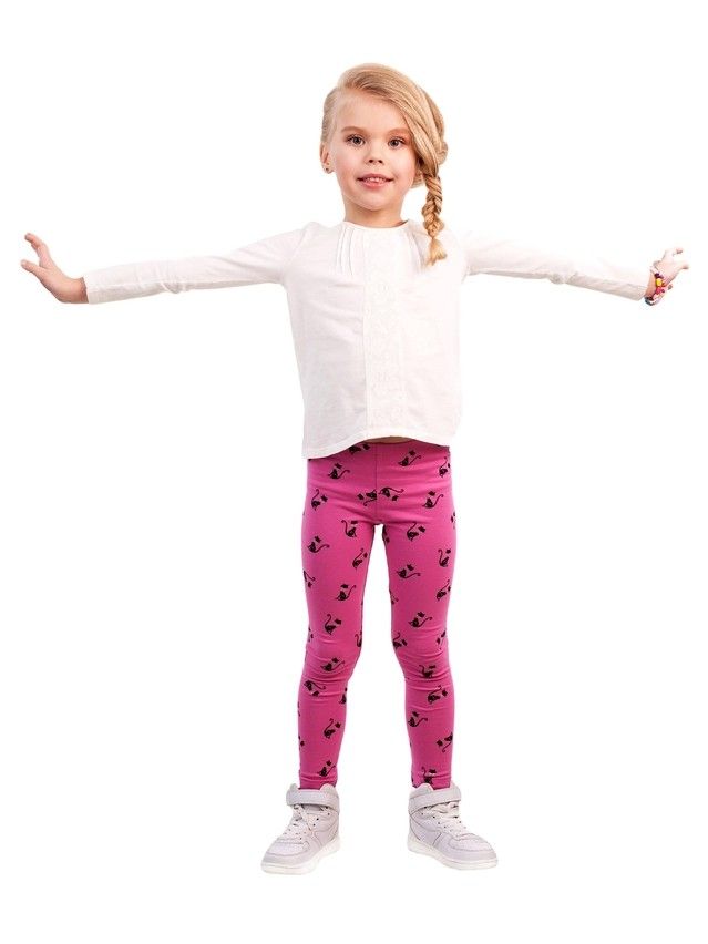 Leggings for girl CONTE ELEGANT MILLY, s.110,116-56, pink - 3