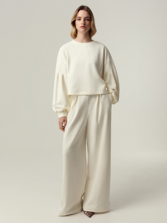 Women's trousers CONTE LBK 3379, s.170-102, ecru - 1