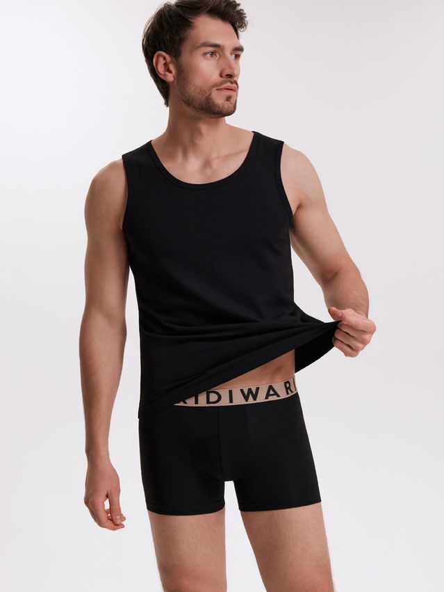 Men's underpants DIWARI PREMIUM MSH 3300, s.78,82, black-beige - 1
