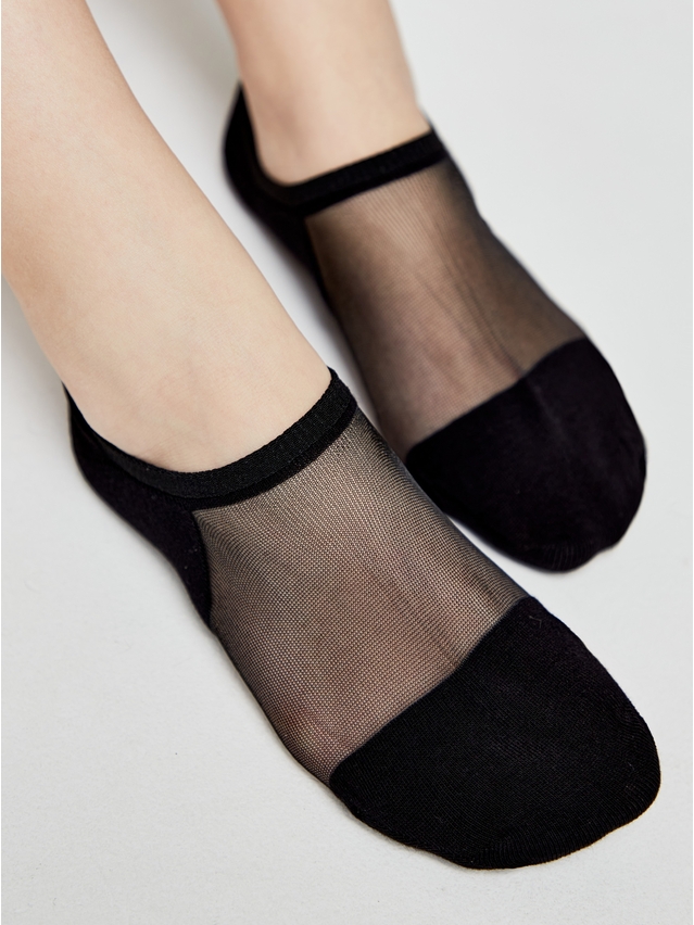 Women's socks 18S-4SP, s.36-38, 000 black - 1