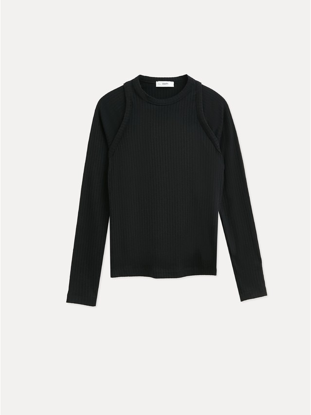 Women's polo neck shirt CONTE LD 3366, s.170-84, black - 5