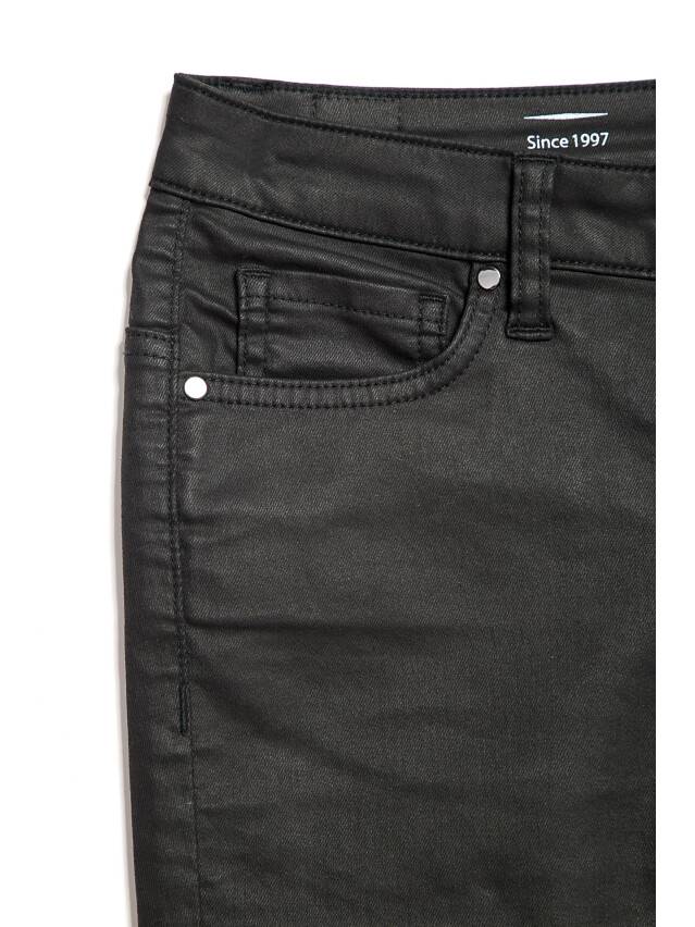 Denim trousers CONTE ELEGANT CON-104, s.170-102, black - 6