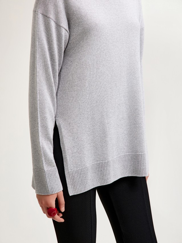 Women's pullover CONTE ELEGANT LDK24109, s.170-84, dark gray melange - 3