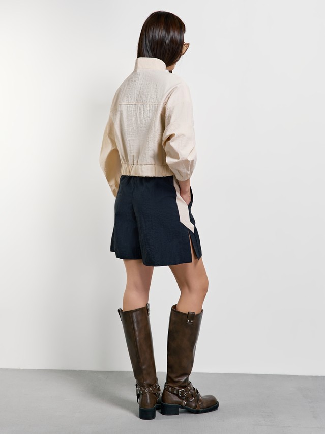 Women's shorts CONTE LS 3516, s.170-84-90, black-beige - 2