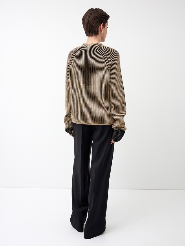 Women's pullover CONTE ELEGANT LDK24121, s.170-84, camel-black - 6