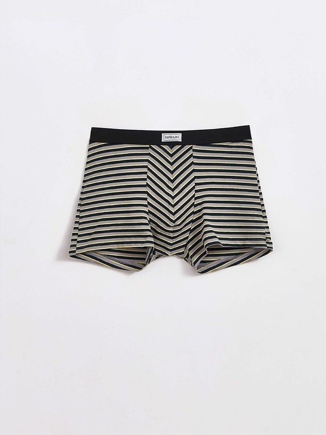 Men's underpants DIWARI BASIC MSH 2956, s.78,82, yellow-grey strip - 1