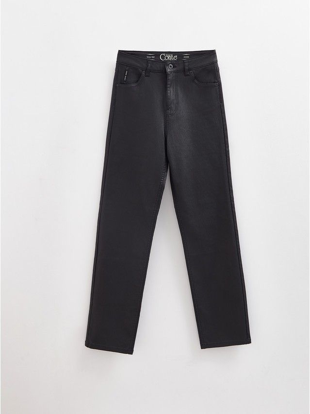 Denim trousers CONTE ELEGANT CON-710, s.170-102, black - 10
