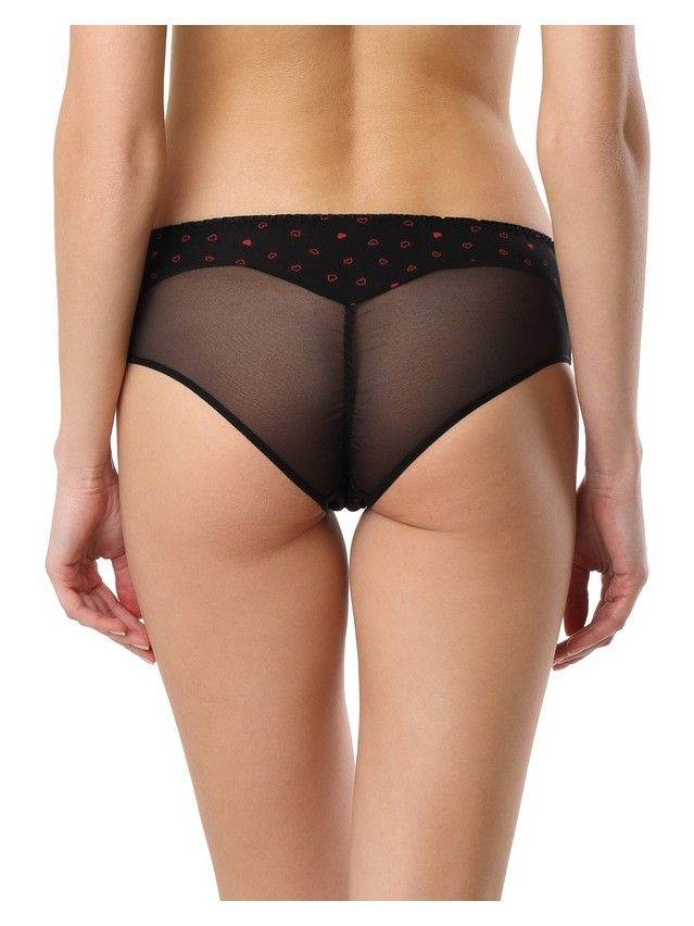 Panties for women TRU-LA-LA LHP 1013 (packed on mini-hanger),s.90, black - 2