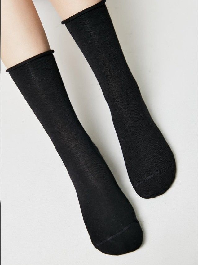 Women's cotton socks COMFORT (without elastic) 19C-101SP, rives. 36-37, 000 graphite - 5