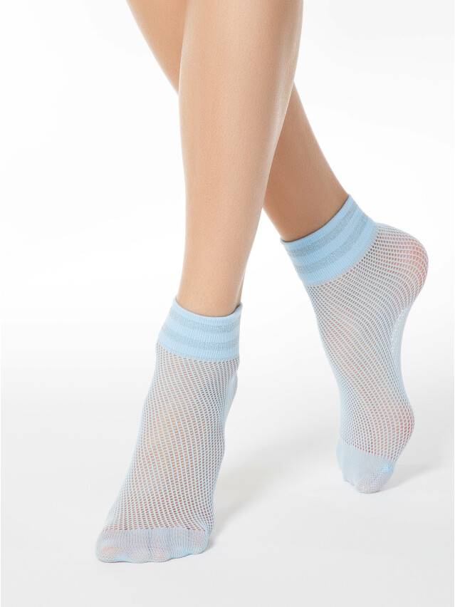 Women's socks CONTE ELEGANT FANTASY 17C-122CP, s.23-25, 132 light blue - 1