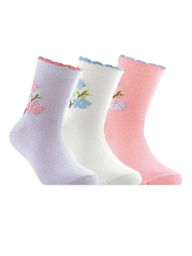 Children's socks CONTE-KIDS TIP-TOP, s.33-35, 087 pale violet - 1