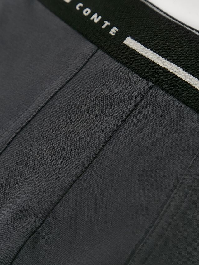 Men's underpants CONTE PREMIUM MSH 3601, s.78,82, steel gray-black - 4