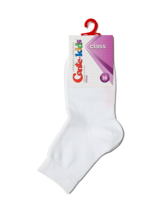 Children's socks CONTE-KIDS CLASS, s.16, 148 white - 2