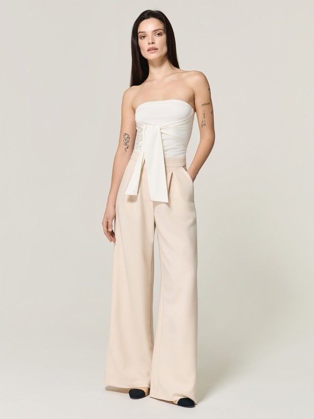 Women's trousers CONTE LBK 3326, s.170-88-94, ecru - 2