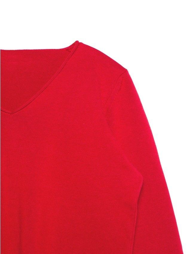 Women's polo neck shirt CONTE ELEGANT LDK101, s.170-84, ruby red - 5