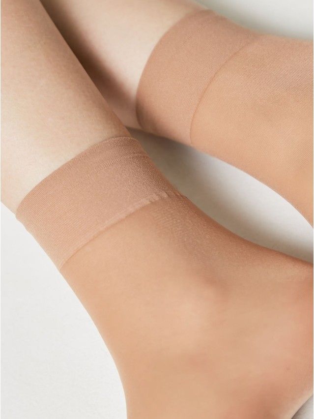 Women's socks CONTE ELEGANT TENSION SOFT 40 (1 pair),s.23-25, natural - 2