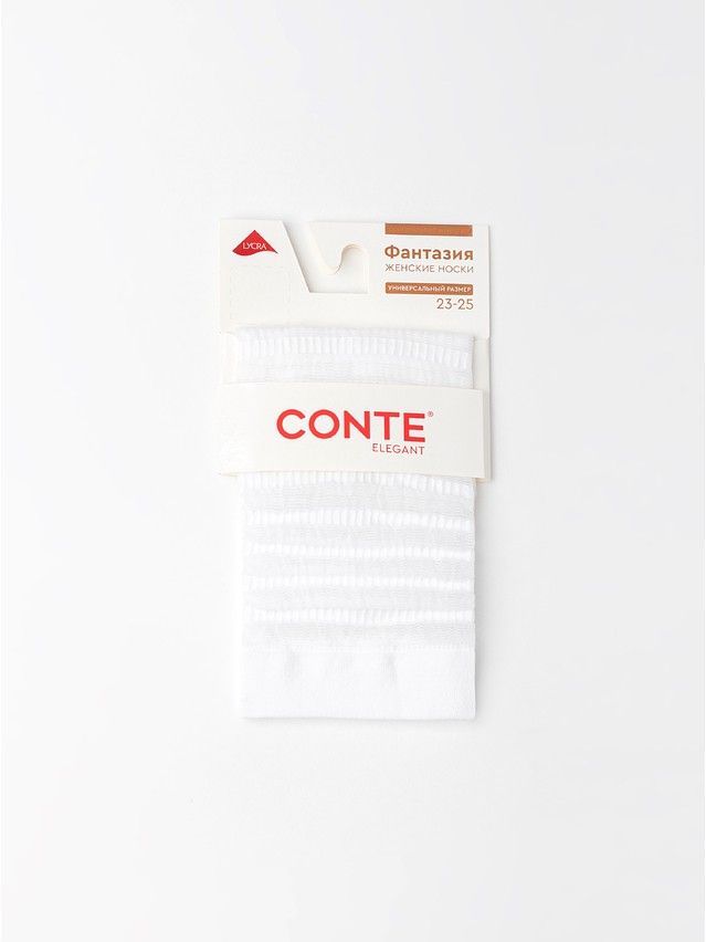 Women's socks CONTE ELEGANT FANTASY, s.23-25, bianco - 4