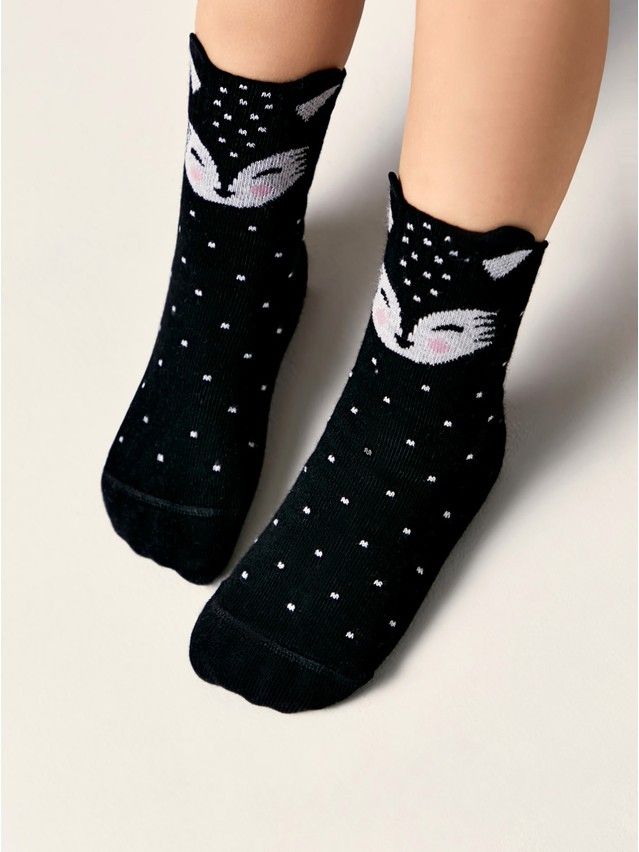 Children's socks CONTE-KIDS TIP-TOP, s.18-20, 604 black - 2
