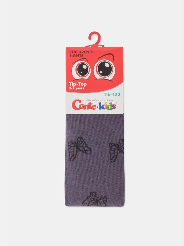 Children's tights CONTE-KIDS TIP-TOP, s.116-122 (18),678 grey-violet - 4
