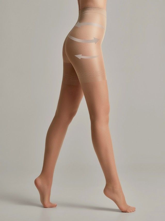 Women's tights CONTE ELEGANT CONTROL 20, s.2, bronz - 3