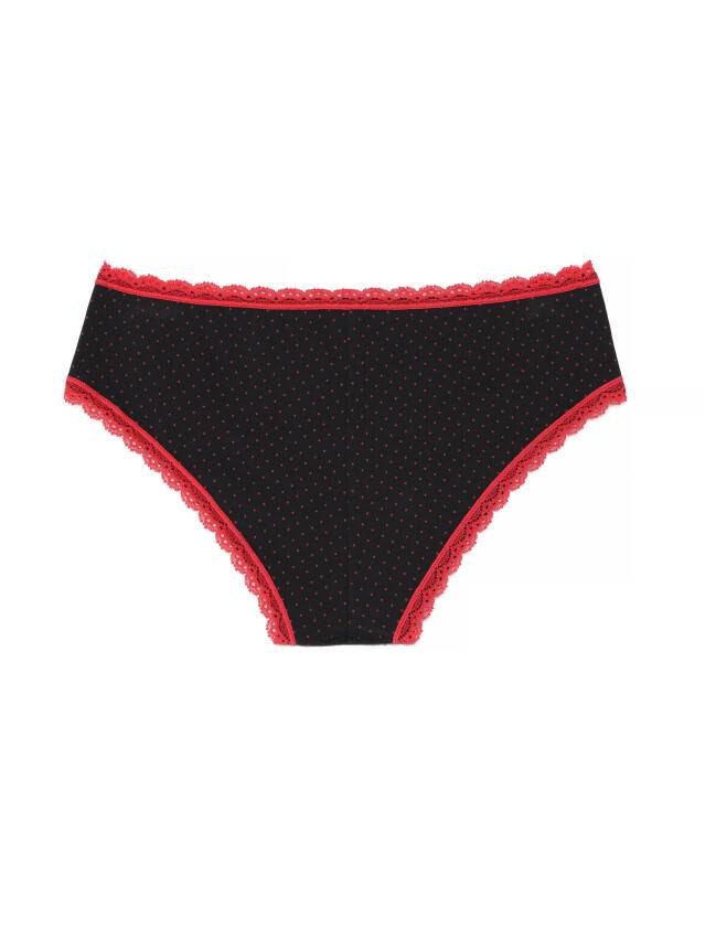 Panties for women LAZY DAYS LHP 1005 (packed in mini-box),s.90, black-red - 4