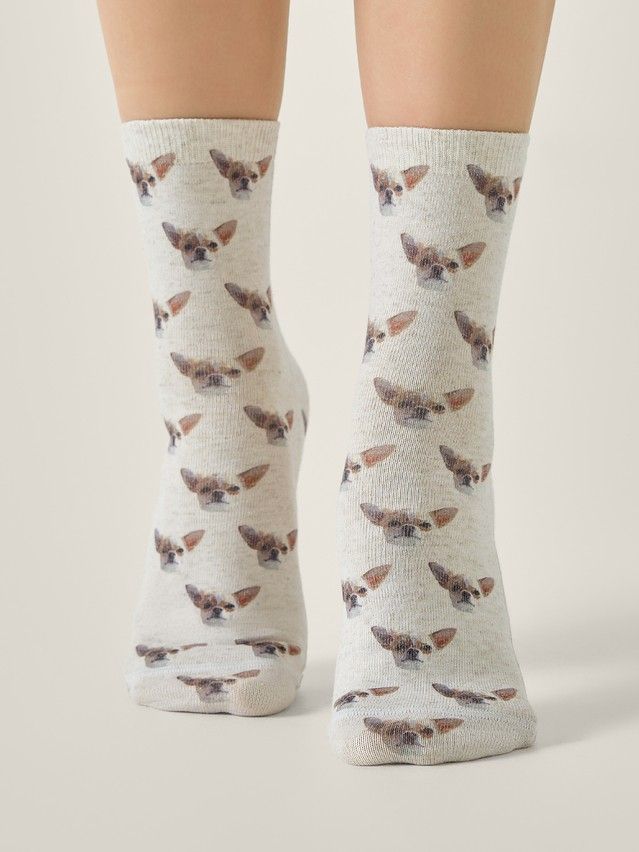 Women's socks CONTE ELEGANT FANTASY, s.23-25, 748 beige - 2