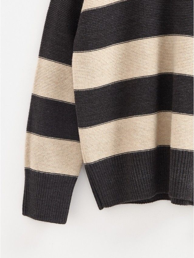 Women's pullover CONTE ELEGANT LDK23107, s.170-84, graphite-beige - 8