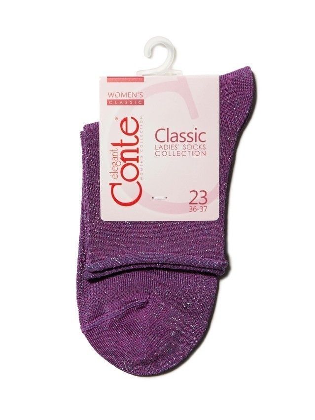 Women's socks CONTE ELEGANT CLASSIC, s.23, 000 lilac - 4