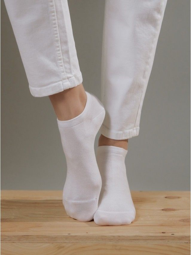Women's socks CONTE ELEGANT BAMBOO, s.23, 000 white - 1