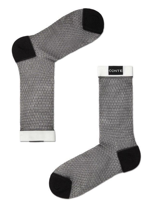 Women's socks CONTE ELEGANT FANTASY, s.23, 235 dark grey - 4