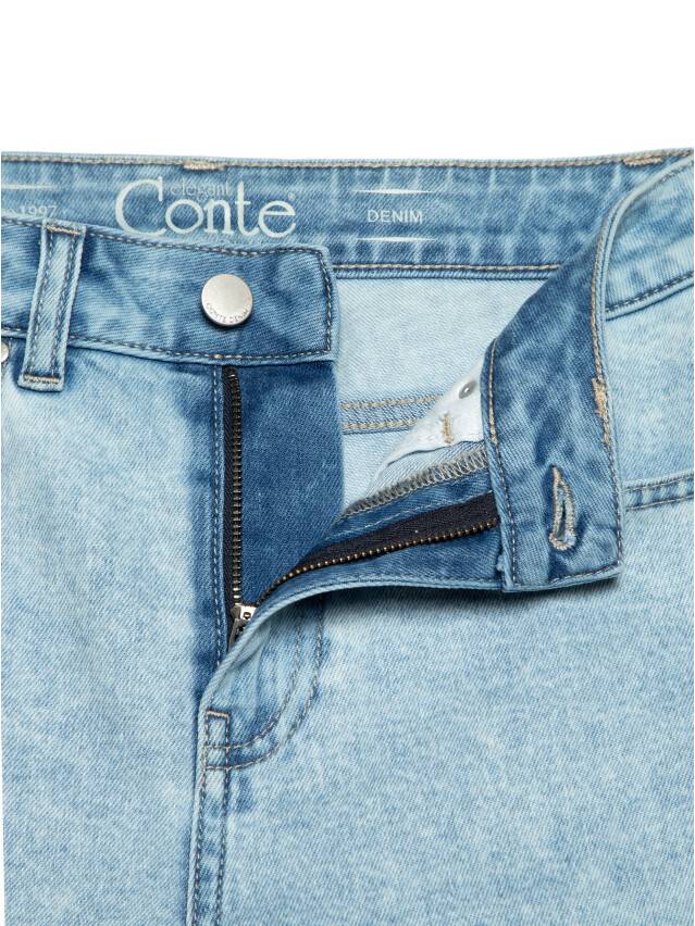 Denim trousers CONTE ELEGANT CON-339, s.170-102, acid washed blue - 7