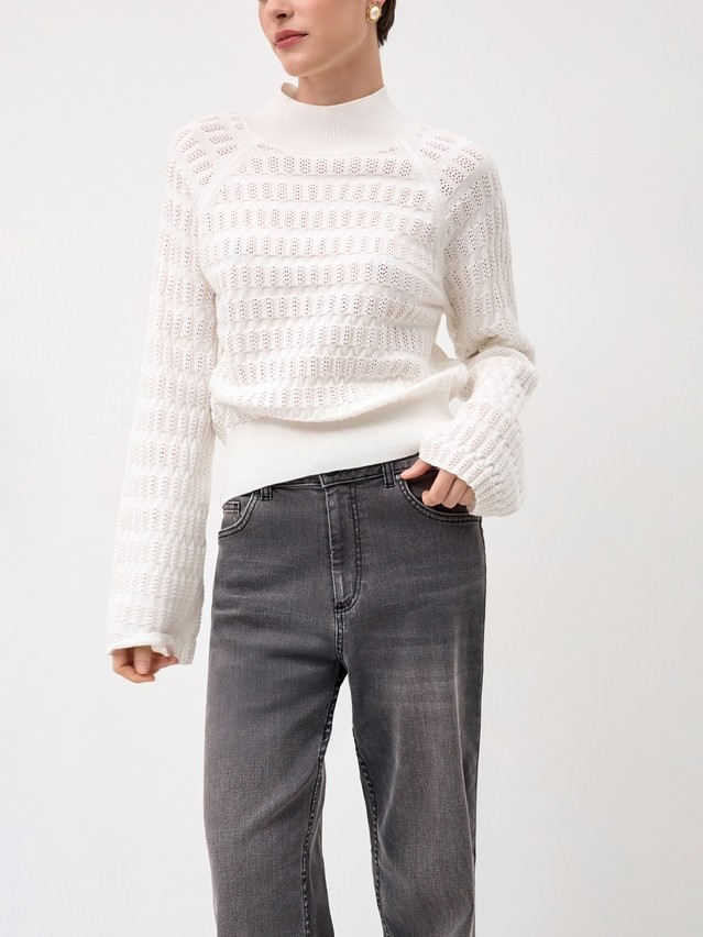 Women's pullover CONTE ELEGANT LDK24107, s.170-84, ecru - 4