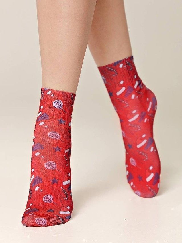 Women's socks CONTE ELEGANT FANTASY, s.23-25, 502 red - 1