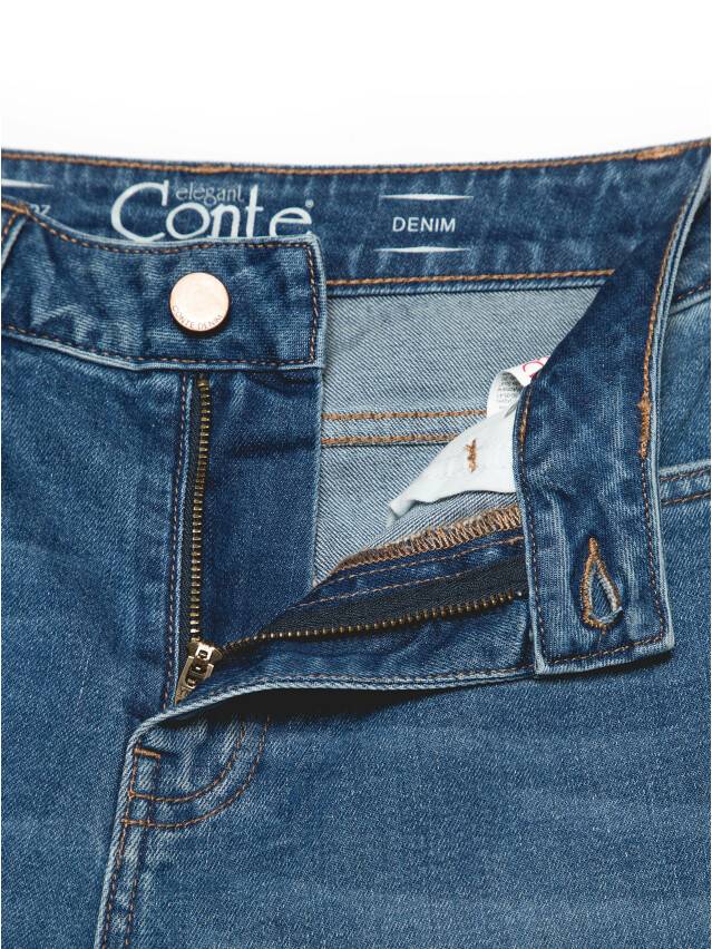 Denim trousers CONTE ELEGANT CON-354, s.170-102, mid blue - 6