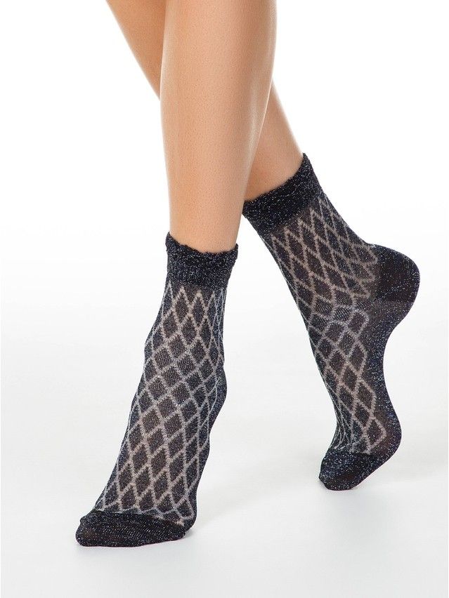 Women's socks CONTE ELEGANT FANTASY, s.23, 189 southern night - 2