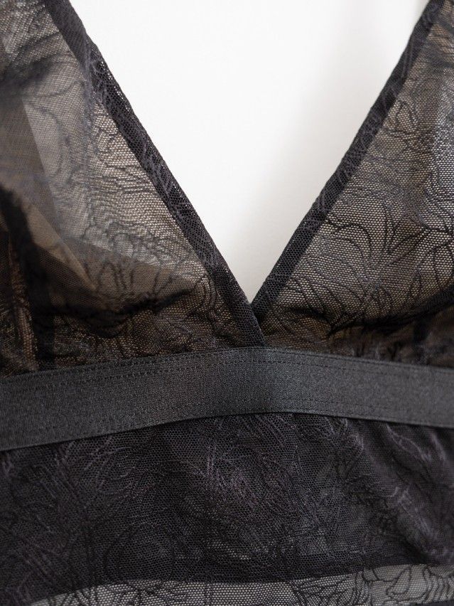 Women's bustier CONTE ELEGANT FLORAL TATTOO LBE 2870, s.170-100, black - 7