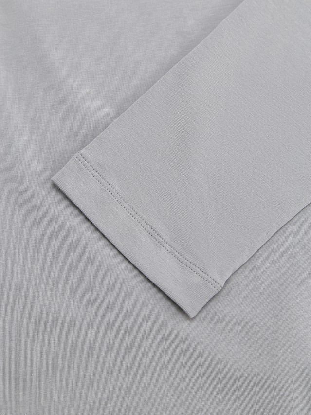 Women's polo neck shirt CONTE LD 3287, s.170-84, grey-flower - 3