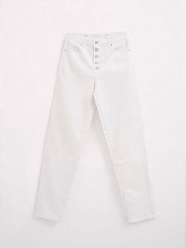Denim trousers CONTE ELEGANT CON-445, s.170-102, white - 5