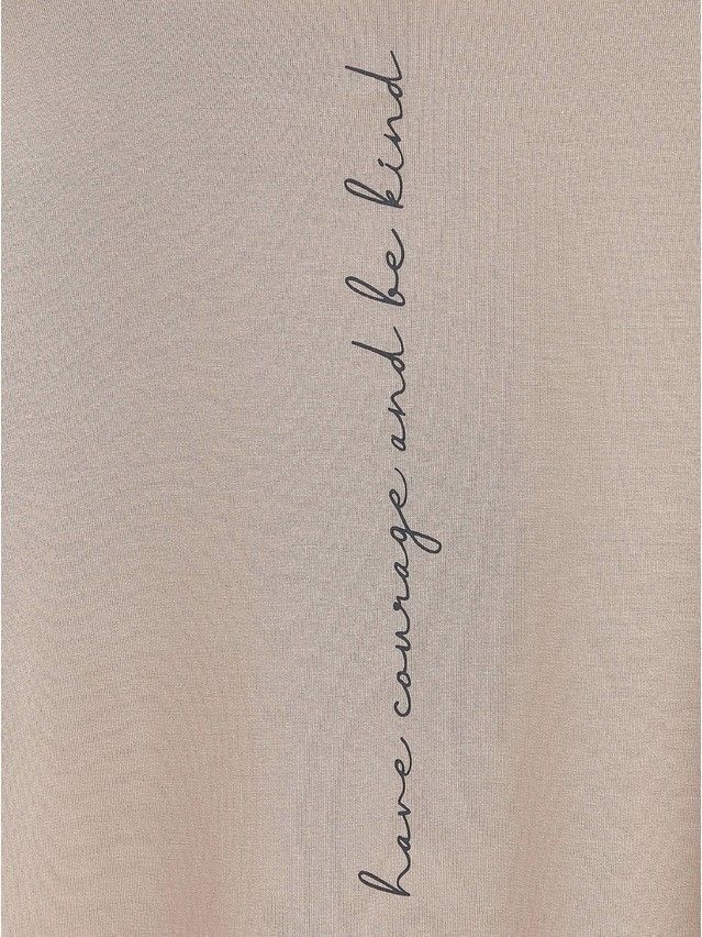 Women's polo neck shirt CONTE ELEGANT LD 1445, s.170-92, light cappuccino - 5