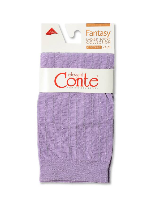Women's socks CONTE ELEGANT FANTASY, s.23-25, violet - 3
