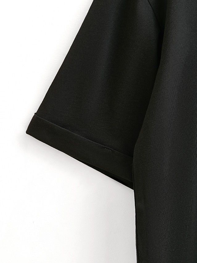 Women's polo neck shirt CONTE ELEGANT LD 3090, s.170-92, black - 6