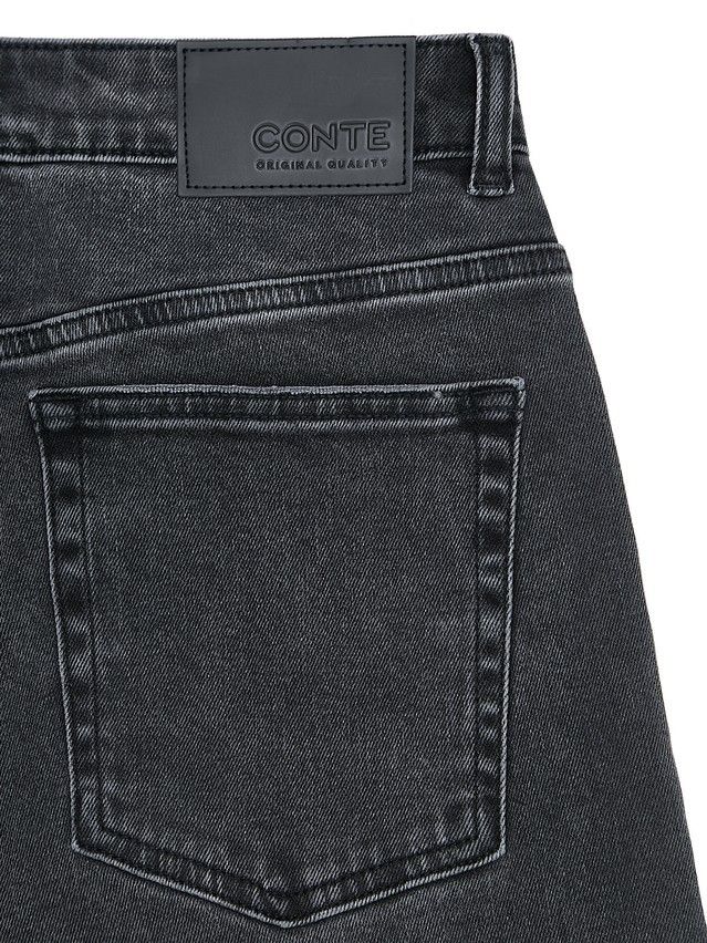 Women's jeans CONTE CON-799, s.164-90, washed black - 8