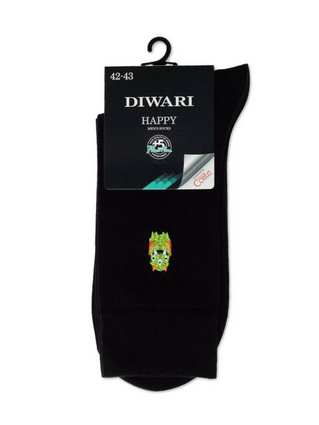 Men's socks DiWaRi HAPPY, s.25, 516 black - 3
