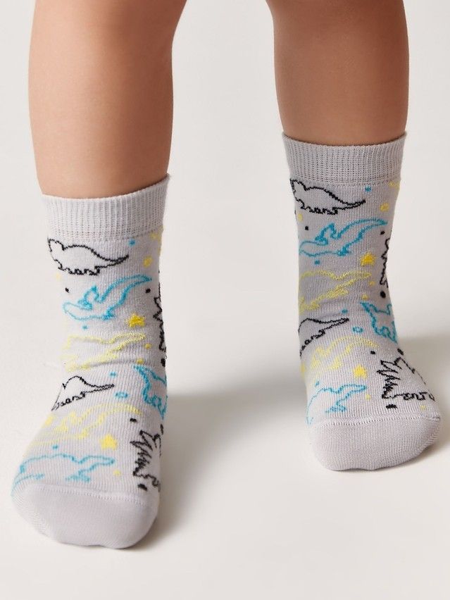 Children's socks CONTE-KIDS TIP-TOP, s.18-20, 622 light grey - 1