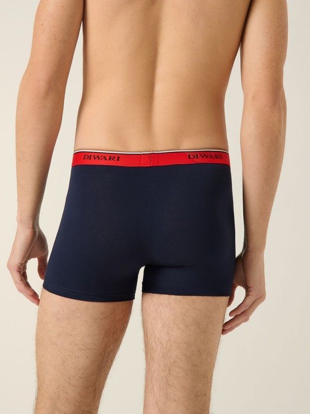 Men's underpants DIWARI PREMIUM MSH 1568, s.78,82, dark navy-red strip - 4