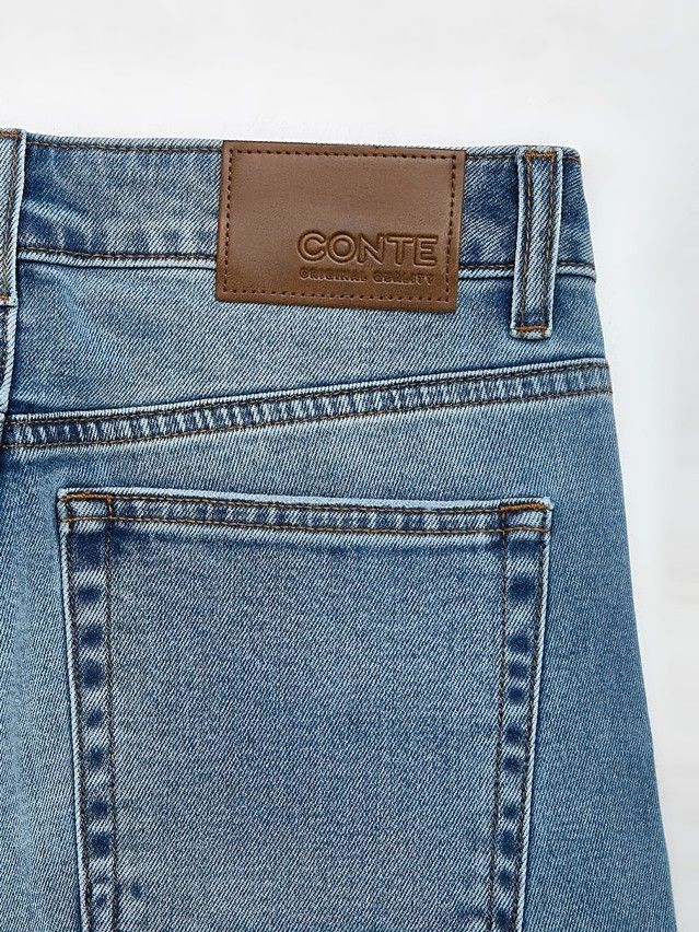 Denim trousers CONTE ELEGANT CON-722, s.170-102, blue - 12