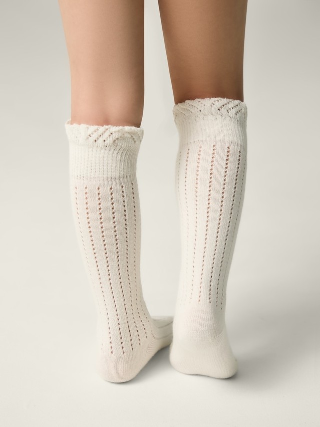 Children's knee high socks CONTE-KIDS MISS, s.16, 058 milky - 5