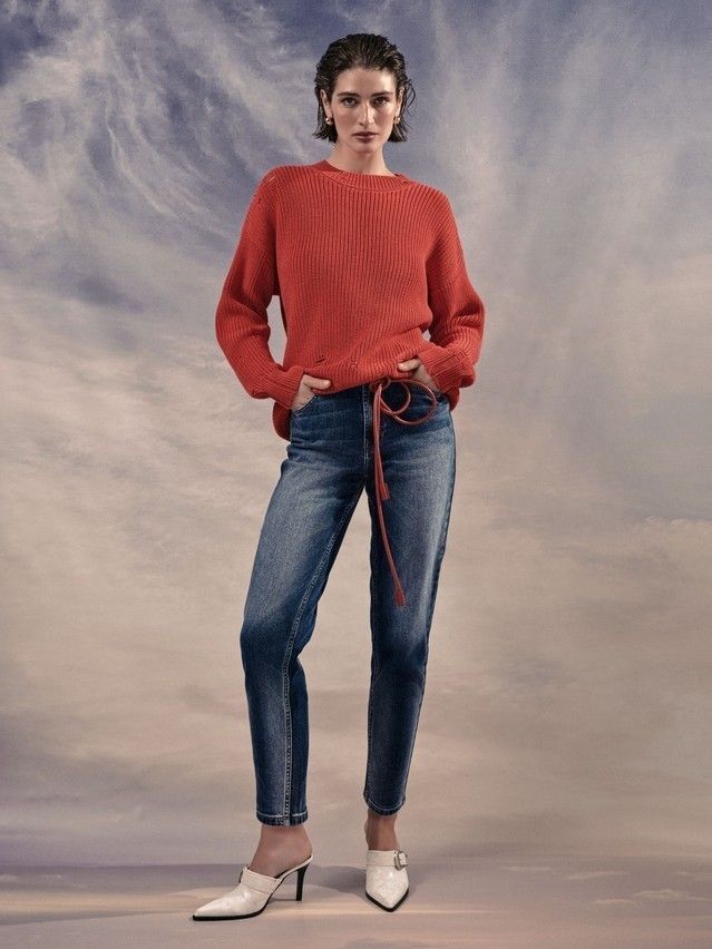Denim trousers CONTE ELEGANT CON-666, s.170-102, blue - 1