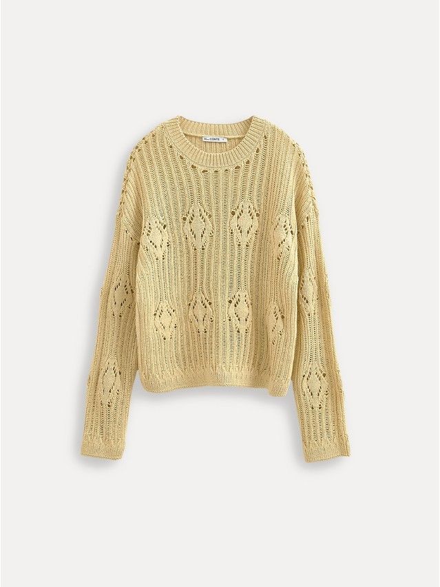 Women's pullover CONTE ELEGANT LDK2553, s.170-84, light beige - 7